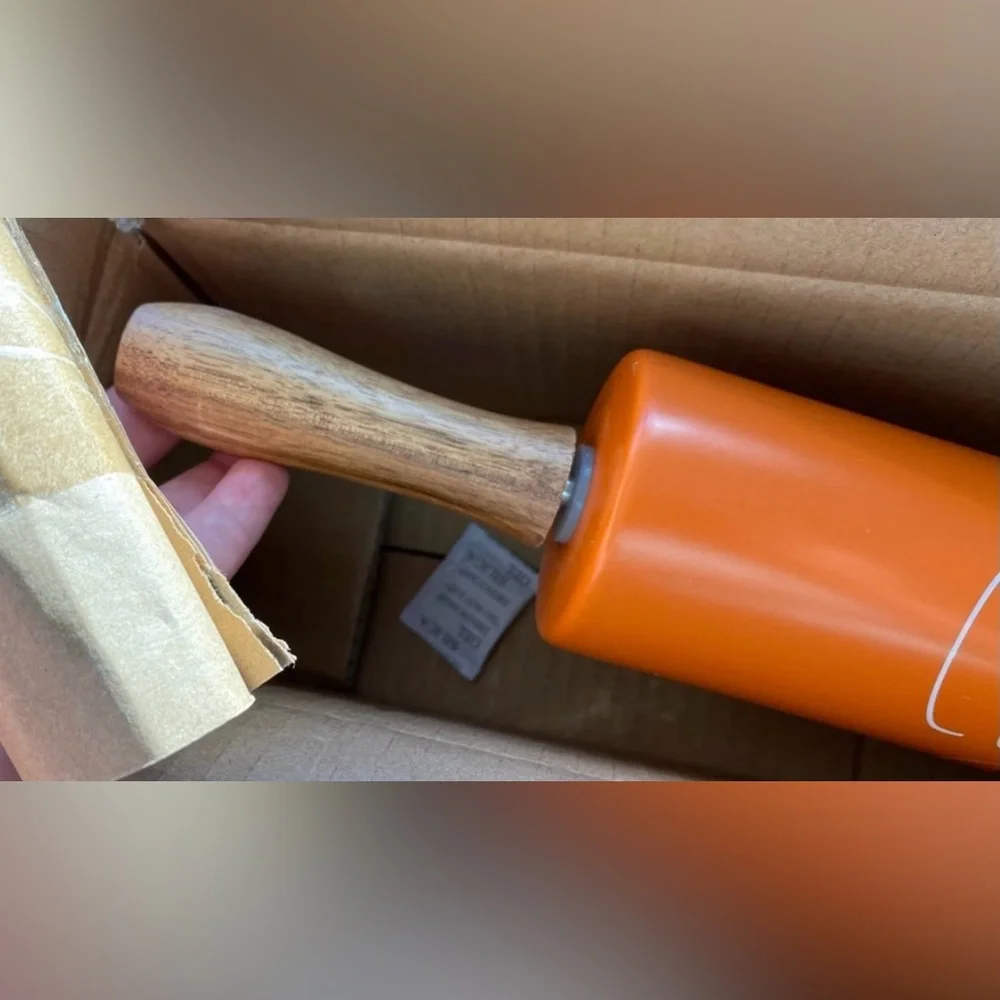 •NIB•Rae Dunn Collection Ceramic Rolling Pin- ‘Cutie Pie’